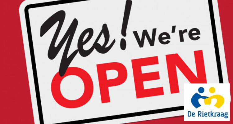 We zijn weer geopend!