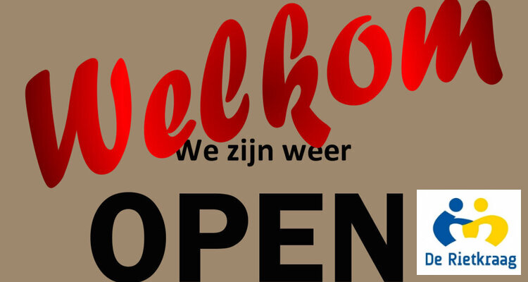 We zijn weer geopend! 